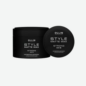 Воск Ollin Professional Style   матовый   для укладки волос , сильной фиксации 50г