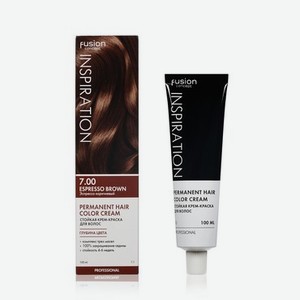 Стойкая крем - краска для волос Concept Fusion Inspiration 7.00 Espresso Brown ( Эспрессо Коричневый ) 100мл