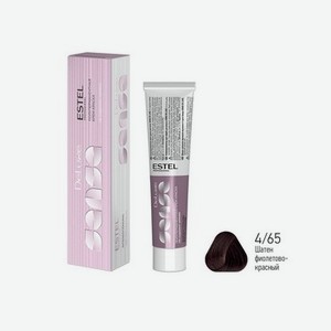 Полуперманентная крем - краска для волос Estel De Luxe Sense 4/65 Шатен фиолетово-красный 60мл