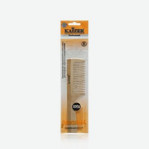 Гребень деревянный с ручкой Kaizer редкие зубцы 185мм