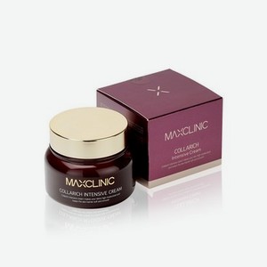 Крем для повышения упругости кожи лица Maxclinic Collarich Intensive Cream с коллагеном и церамидами 50г