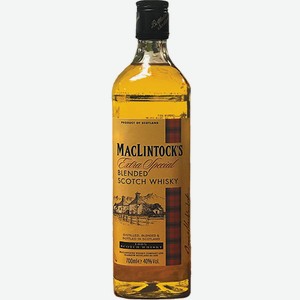 Виски Маклинтокс Экстра Спешл 3 года 40% 0,7л /Шотландия/