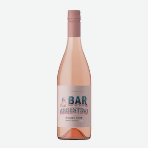 Вино El Bar Argentino Malbec Rose розовое сухое, 0.75 л Аргентина
