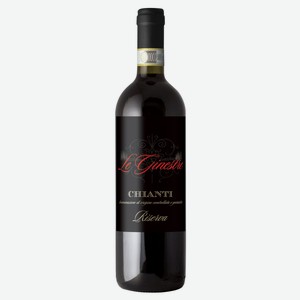 Вино Le Ginestre Chianti Riserva красное сухое, 0.75л Италия