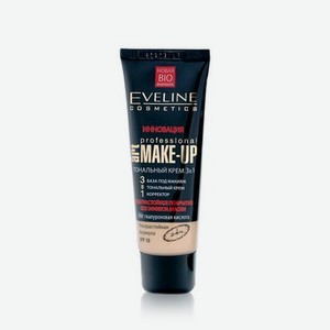 Тональный крем для лица Eveline Art-professional make-up 3 в 1 Натуральный 30мл