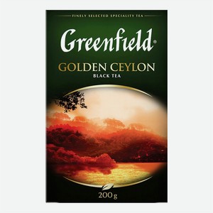 Чай черный Greenfield Golden Ceylon листовой 200 г