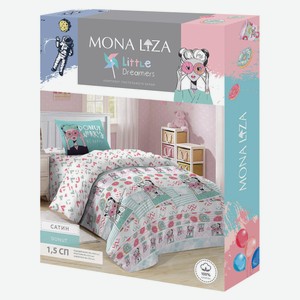 Комплект детского постельного белья Mona Liza Donut сатин, 1,5-спальный