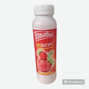 БЗМЖ Биойогурт питьевой  Первый вкус  клубника/земляника 2.5% пэт 270г