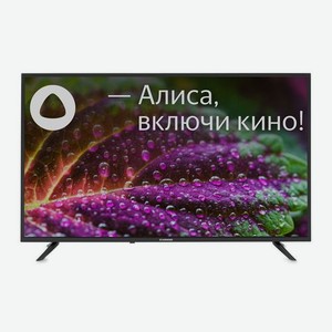 43  Телевизор StarWind SW-LED43UG401, 4K Ultra HD, черный, СМАРТ ТВ, Яндекс.ТВ