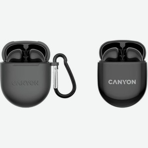 Наушники Canyon TWS-6, Bluetooth, вкладыши, черный [cns-tws6b]