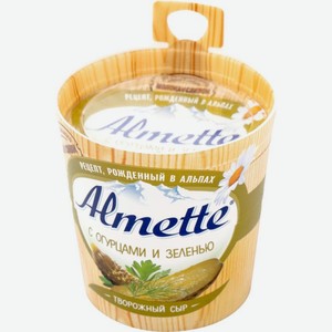Сыр творожный Almette с огурцами и зеленью 60% 150г
