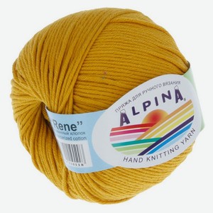 Пряжа Alpina rene 190 золотистый, 50 г