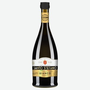 Плодовый алкогольный продукт Santo Stefano газированный белый полусладкий 8%, 0,25 л