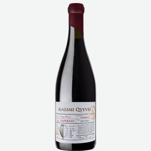 Вино Alazani Qvevri Saperavi красное сухое, 0.75л Грузия