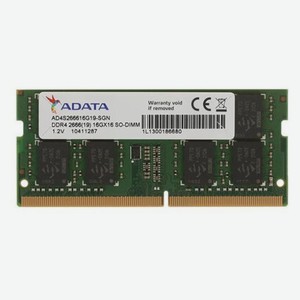 Оперативная память ADATA Premier 16GB 2666MHz (AD4S266616G19-SGN)
