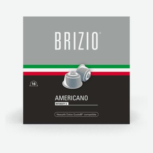 Кофе в капсулах Brizio Americano для системы Dolce Gusto, 16 шт
