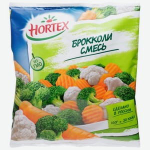 Смесь овощная Hortex Брокколи смесь быстрозамороженная, 400 г