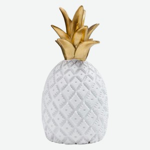Фигурка СИМАЛЕНД  Белый ананас с золотым хвостом , 20,5х10х10 см (7077072)