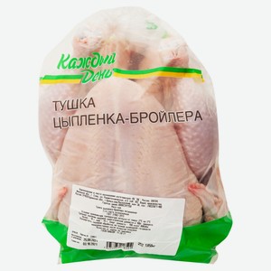 Социальный товар Тушка цыпленка-бройлера 1 Сорт (0,8-1,5 кг), 1 упаковка ~ 1,2 кг