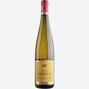 Вино Alsace Lucien Albrecht Gewurztraminer белое полусухое 13 % алк., Франция, 0,75 л
