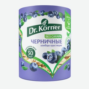 Хлебцы Dr.Korner Злаковый коктейль черничный, 100г