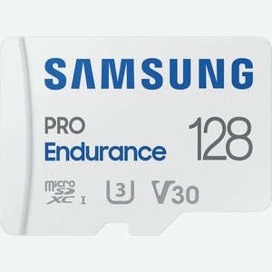 Карта памяти microsdxc UHS-I U3 Samsung PRO Endurance 128 ГБ, 100 МБ/с, Class 10, MB-MJ128KA, 1 шт., переходник SD