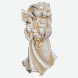Фигура садовая зайка ангел Алири, H 41 см