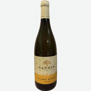 Вино Gandin Filare Bianco белое сухое 13,5 % алк., Италия, 0,75 л