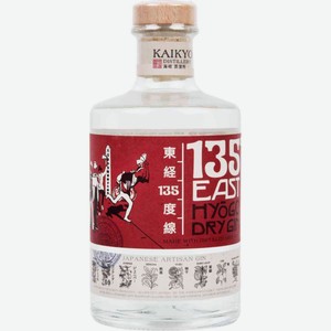 Джин 135 East Hyogo Dry Gin 42 % алк., Япония, 0,7 л