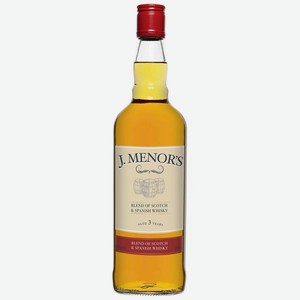 Виски ДЖ. МЕНОР`С Scotch&Spanish Blended 0.7л