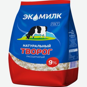 Творог Экомилк 9%, 350г Россия