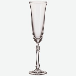 Набор бокалов для шампанского Crystal Bohemia  PARUS  190 мл, 6 шт
