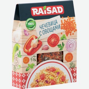 Чечевица Raisad гарнир с овощами от шеф-повара, 200г