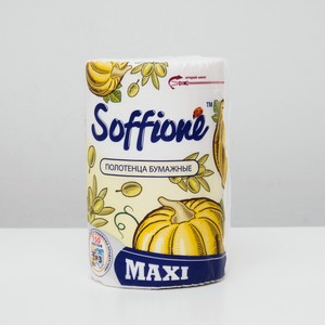 Полотенца бумажные SOFFIONE Maxi, 1 рулон