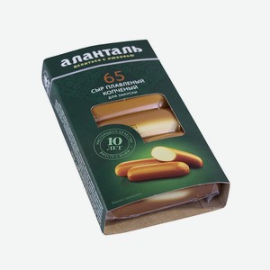 Сыр Аланталь плавленый копченый 40% 140гр