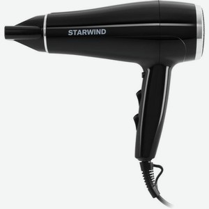 Фен StarWind SHD 7080, 2000Вт, черный и хром