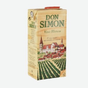 Вино  Дон Симон , белое сухое, красное сухое, 11%, 1 л