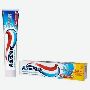 Зубная паста Aquafresh Тотал Освежающе мятная, 125 мл