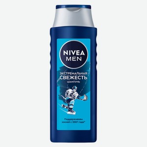 Шампунь для нормальных и жирных волос NIVEA MEN Экстремальная свежесть с ментолом, 400 мл