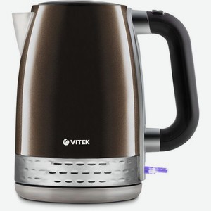 Чайник электрический Vitek VT-7066, 2200Вт, коричневый