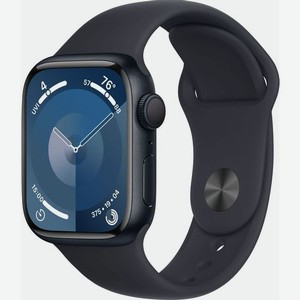 Смарт-часы Apple Watch Series 9 A2978, 41мм, темная ночь / темная ночь [mr8w3zp/a]