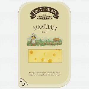 Сыр БРЕСТ-ЛИТОВСК Маасдам, нарезка, 45%, 130г