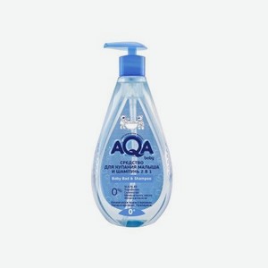 Средство AQA baby для купания и шампунь 2 в 1, 250 мл