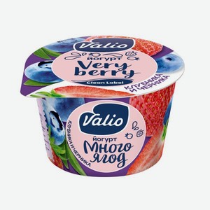 Йогурт ложковой <Viola> с черникой и клубникой ж2.6% 180г Россия