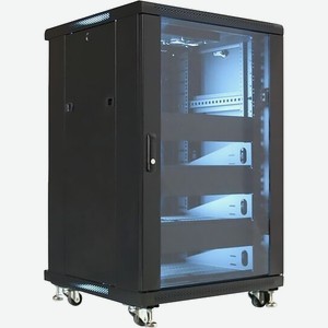 Стойка без амортизации Wize W18UR/RE18RU 19, высота 18U, 1000х615х625 мм