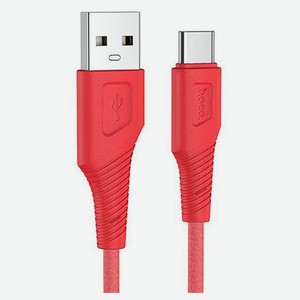 USB кабель Hoco X58 Type-C красный, 1 м