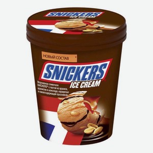 Мороженое сливочное Snickers 340 г