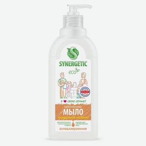Жидкое мыло Synergetic Миндальное молочко, 500 мл