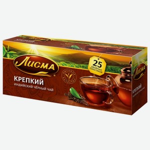 Чай черный Лисма Крепкий в пакетиках 25 шт, 50 г