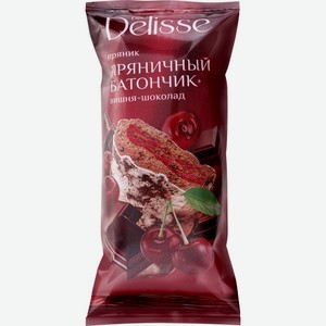 Пряник DELISSE Пряничный батончик вишня-шоколад, Россия, 90 г